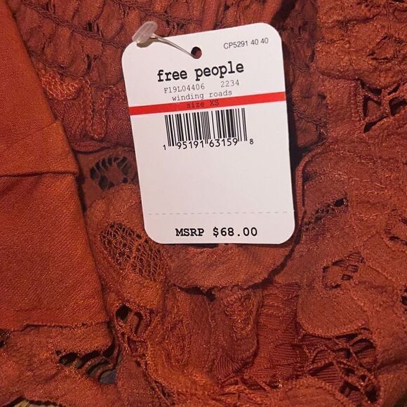 NWT Free People Intimately Adella Cami Winding Roads XS - Picture 6 of 6